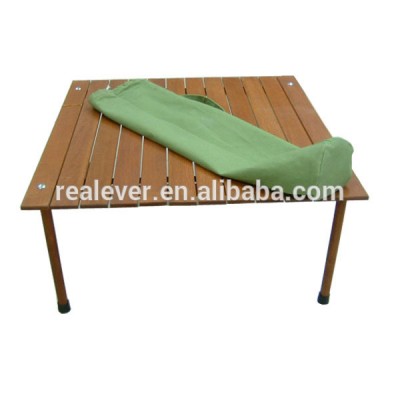 Wholesale Rolled Up Portable Outdoor Rolled Up Folding Wood Picnic Table