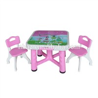 Girl Style Children Kids Plastic Pink Play Table